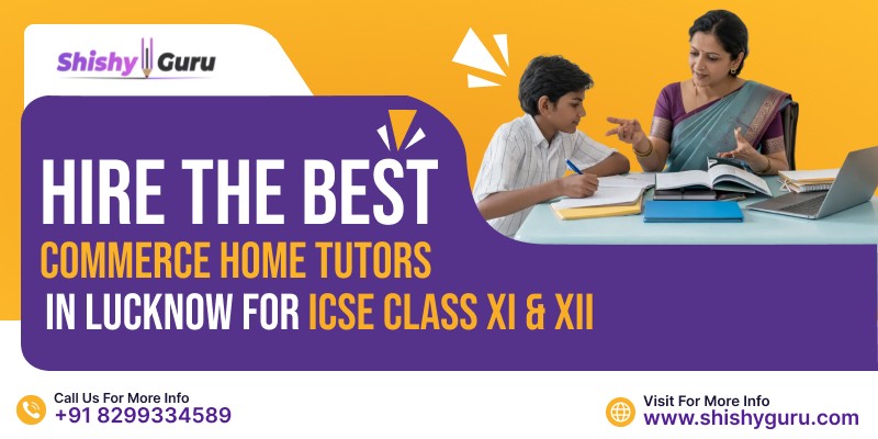 Hire the Best Commerce Home Tutors in Lucknow for ICSE Class XI & XII