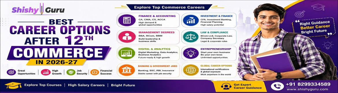 Best career options after 12th commerce in 2026-27